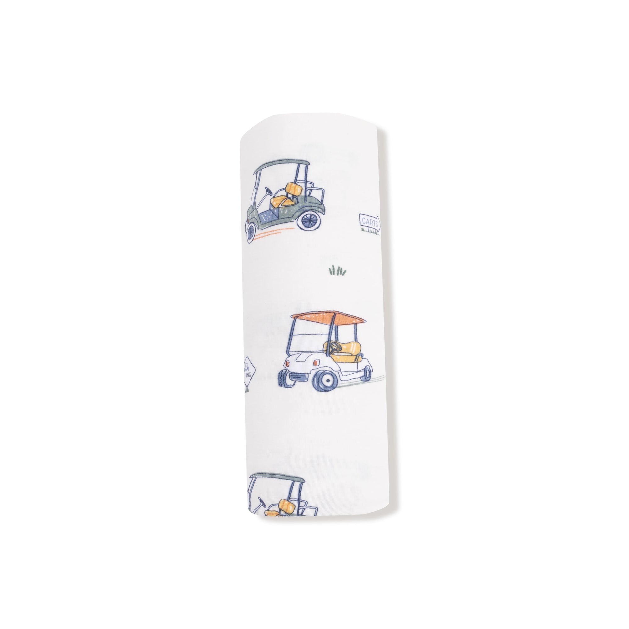 Zooming Golf Carts Bamboo Swaddle Blanket