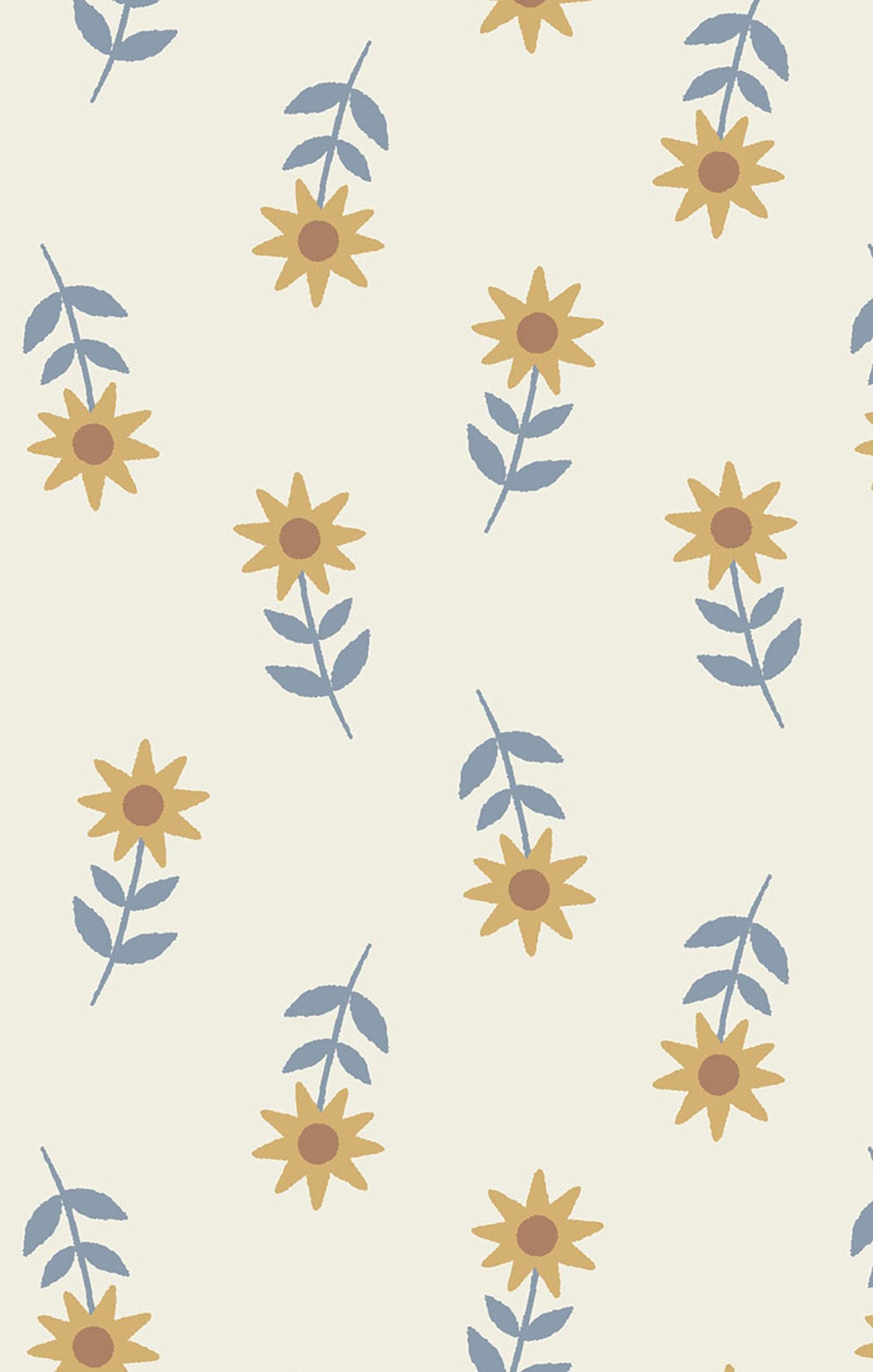 Western Sunflower Muslin Bandana Bib