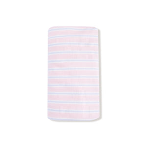 Pink Multi Stripe Ribbed Modal Swaddle Blanket