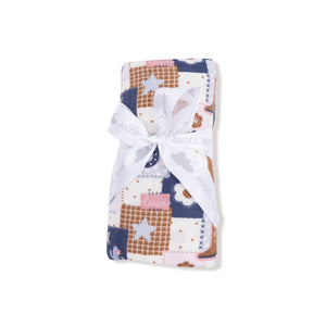 Patchwork Cowgirl Muslin Swaddle Blanket