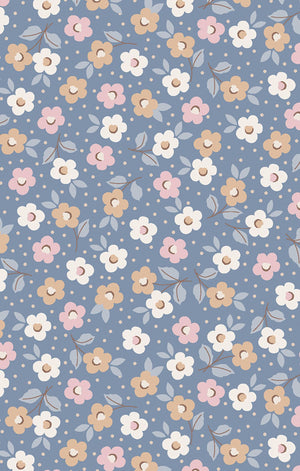 Country Calico Bamboo 2 Way Zipper Footie or Romper