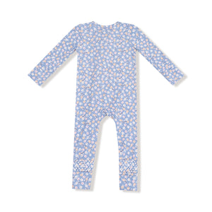 Country Calico Bamboo 2 Way Zipper Footie or Romper