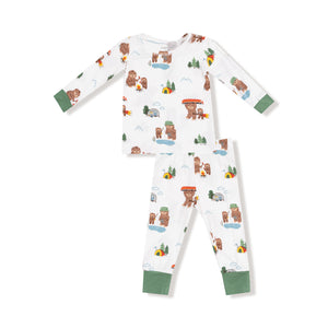 Bigfoot Camping Bamboo Long Sleeve Pajama Set