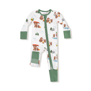 Bigfoot Camping Bamboo 2 Way Zipper Romper