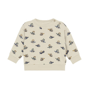 Long Sleeve Animal Pilots Sweatshirt | Oxford Tan