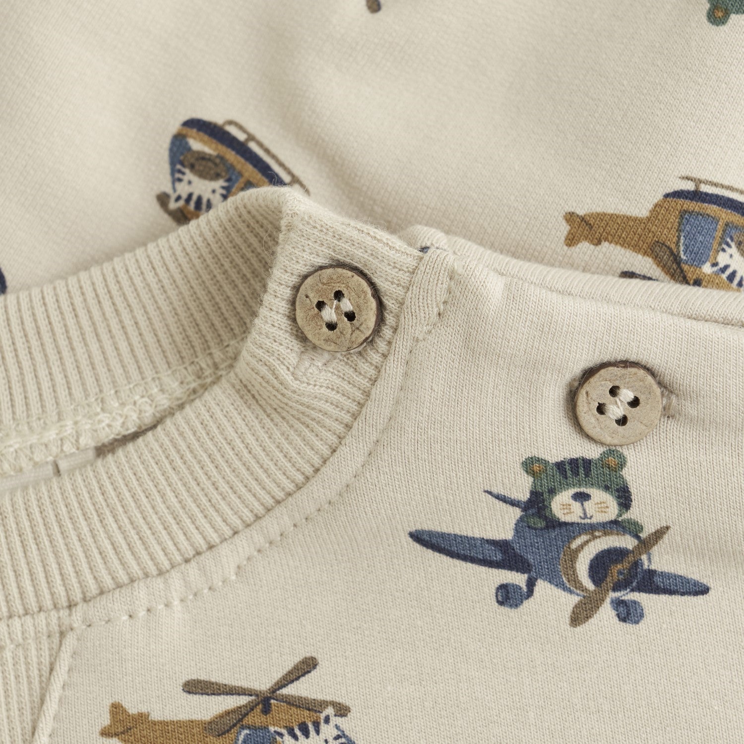 Long Sleeve Animal Pilots Sweatshirt | Oxford Tan