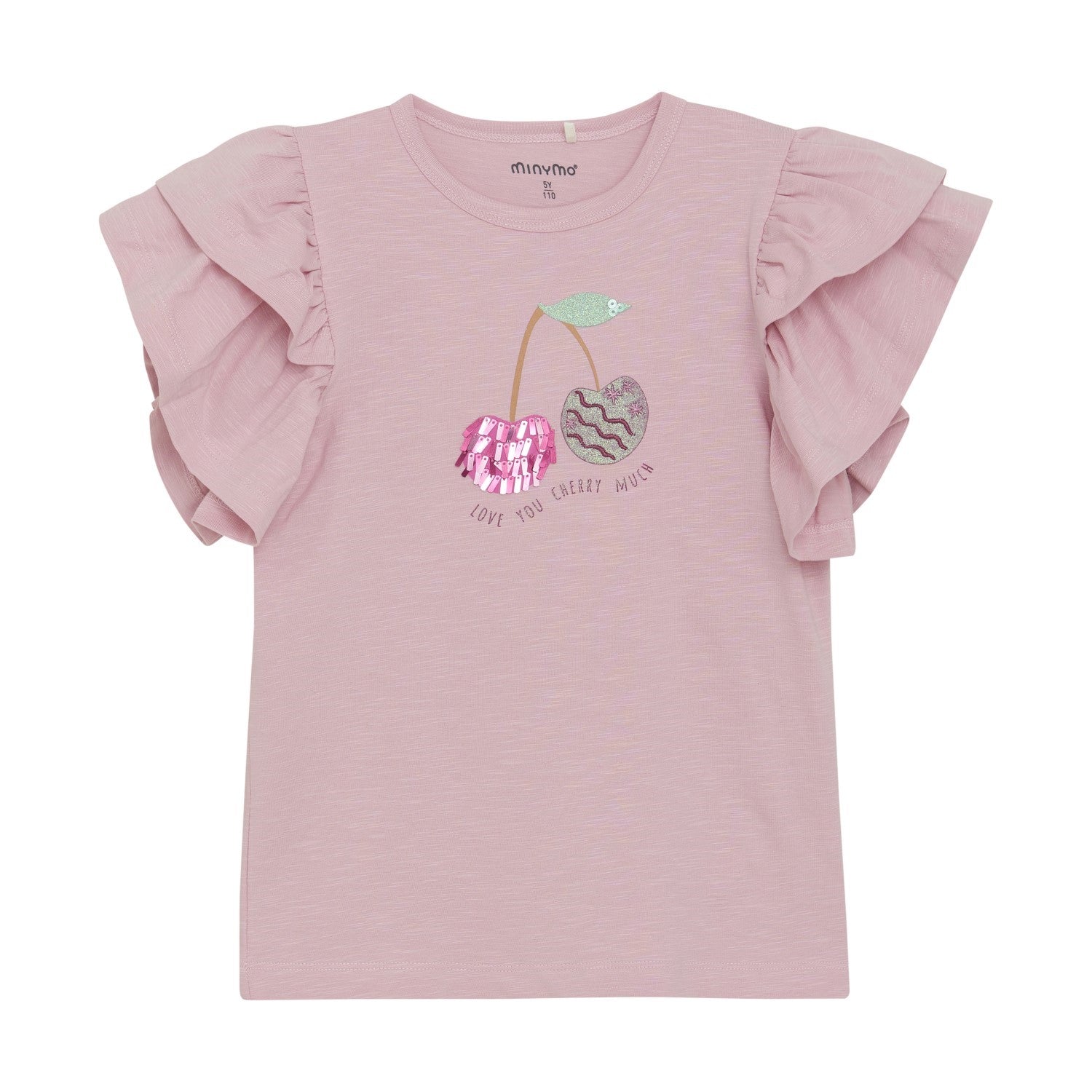 Cherry Flutter Sleeve Top | Bleached Mauve