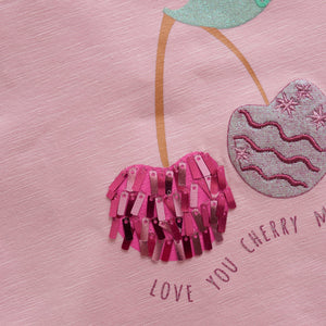 Cherry Flutter Sleeve Top | Bleached Mauve