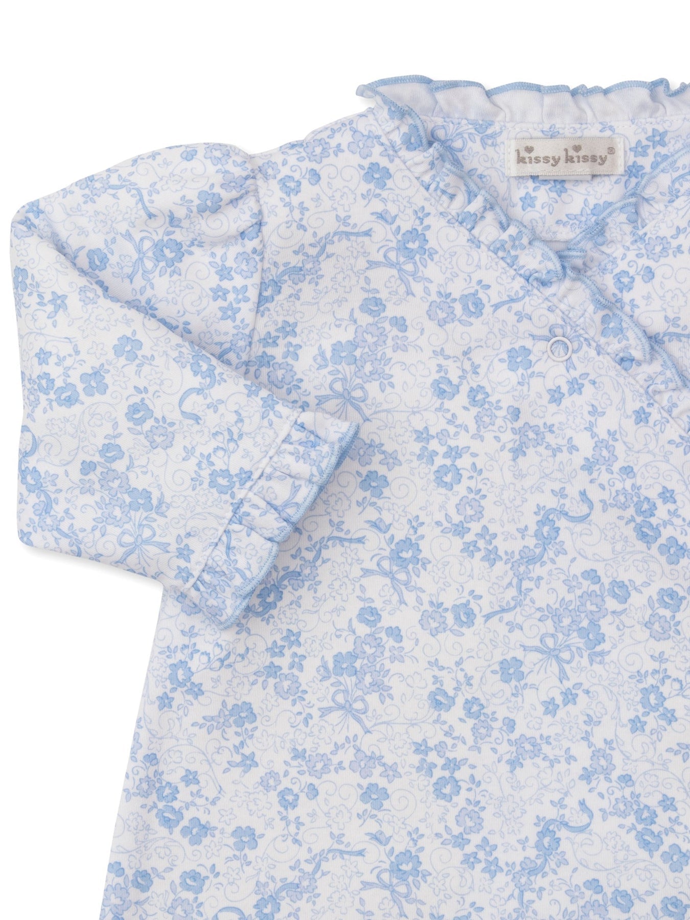 Old English Roses Blue Sack