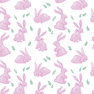 Parker Zipper Pajama | Bunny Hop Pink