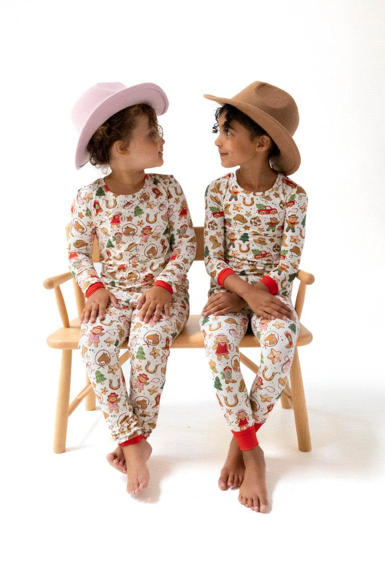 Cowgirl Christmas Bamboo Long Sleeve Pajama Set