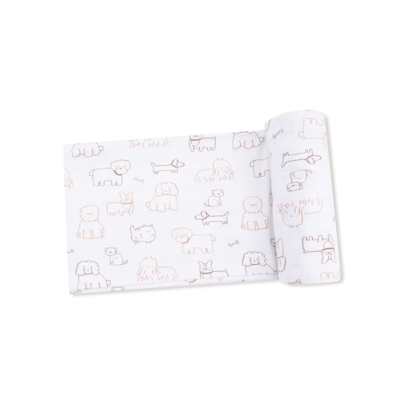 Neutral Pups Bamboo Swaddle Blanket