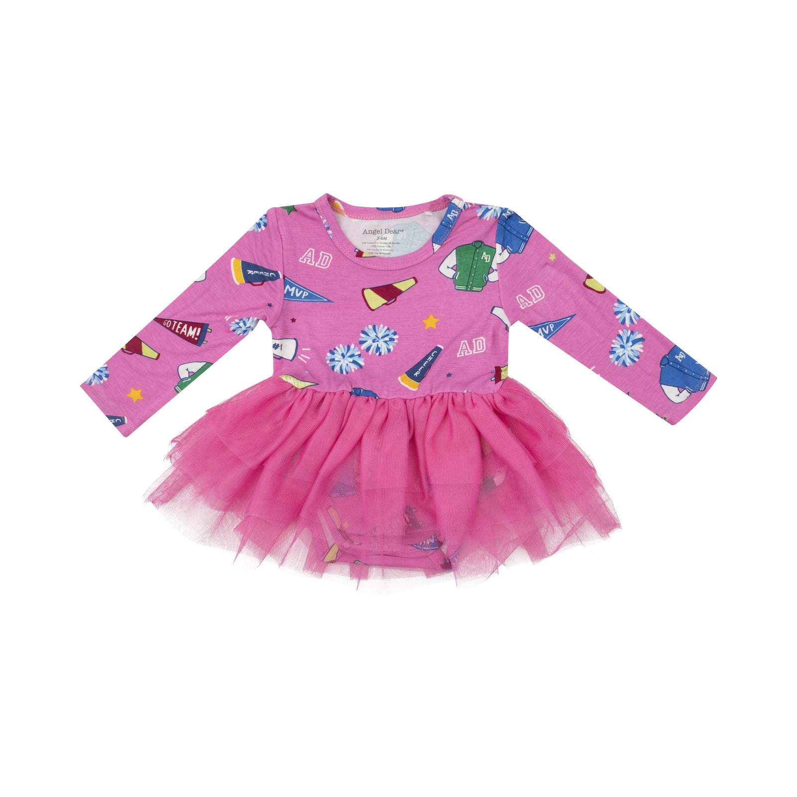 Varsity Cheer Long Sleeve Tutu Bodysuit