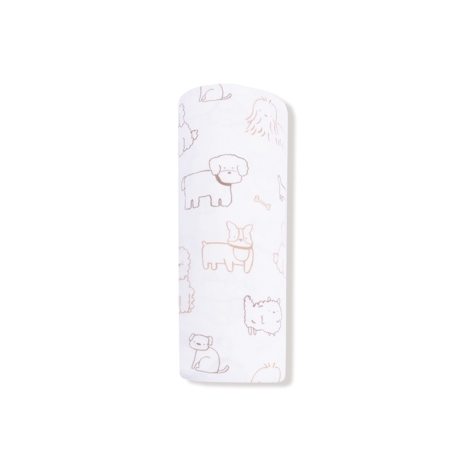 Neutral Pups Bamboo Swaddle Blanket