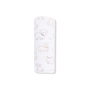 Neutral Pups Bamboo Swaddle Blanket