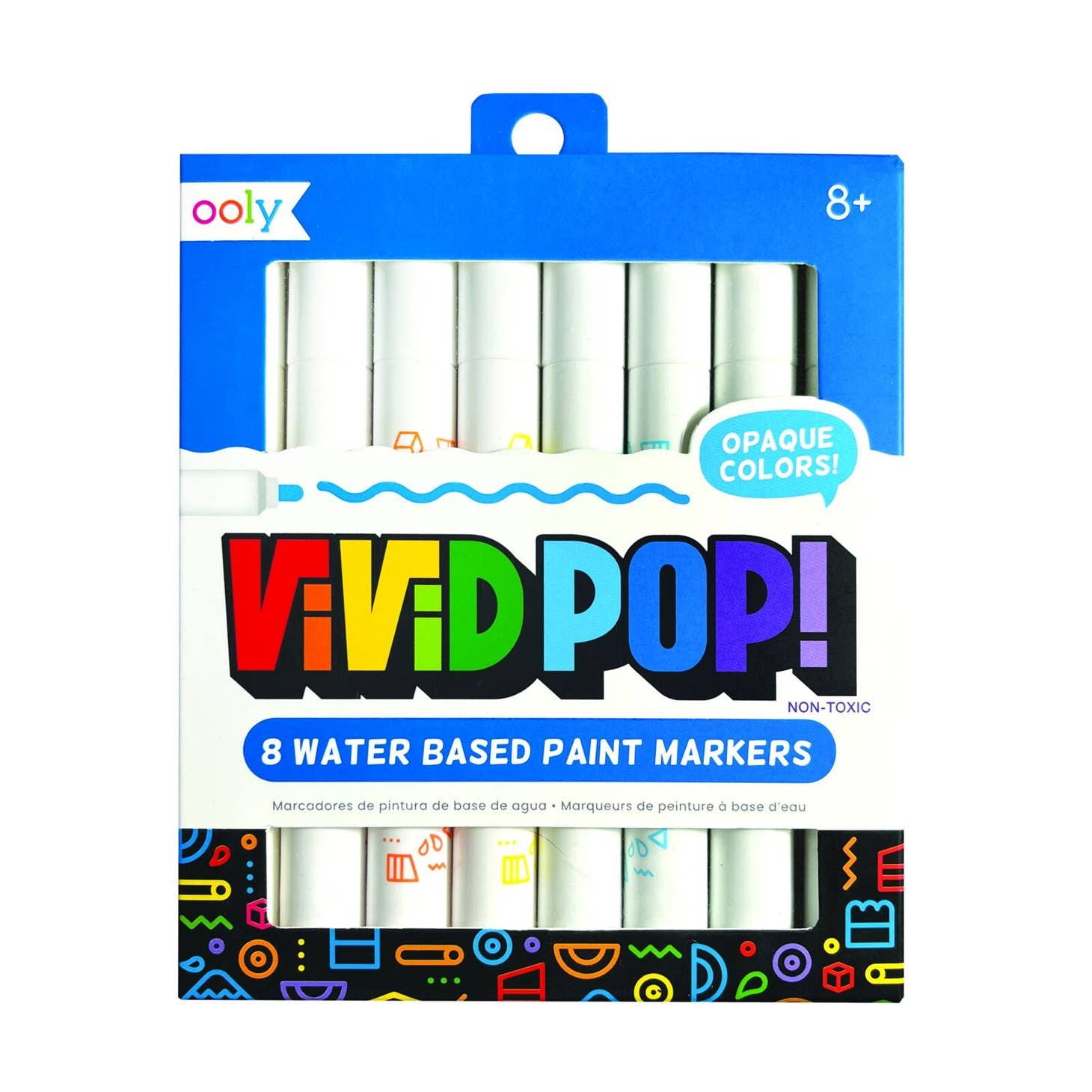 Vivid Pop! Water Based Paint Markers | Set of 12