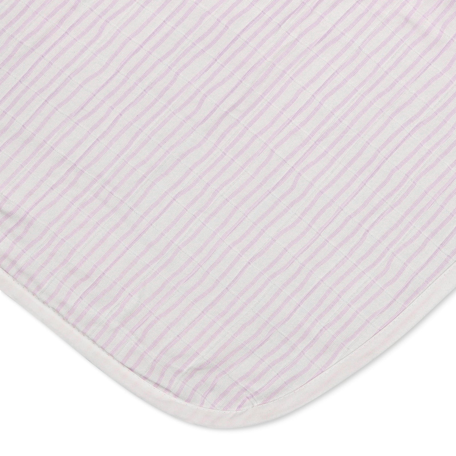 Wave Muslin Baby Quilt Blanket | Lavender