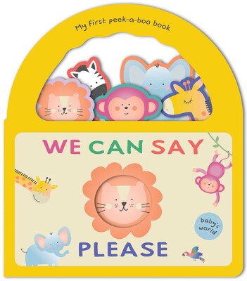 'We Can Say Please: My First Peek-a-Boo Book' Board Book