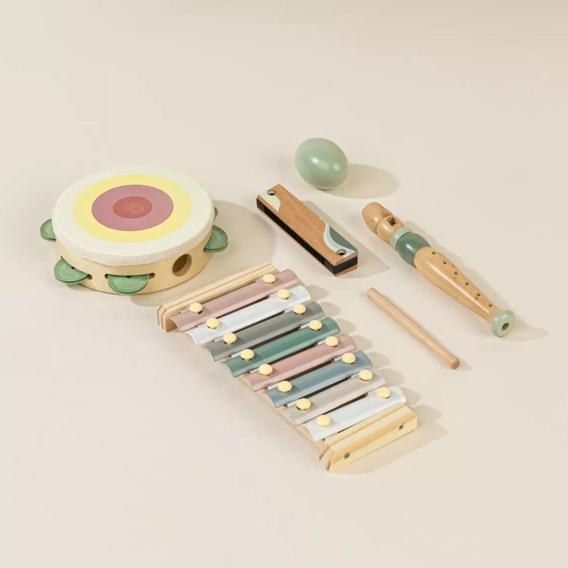 Wooden Musical Instruments Playset