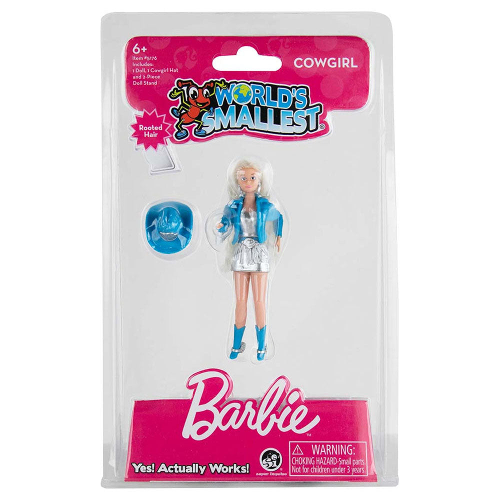 World's Smallest | Rollerblade or Cowgirl Barbie