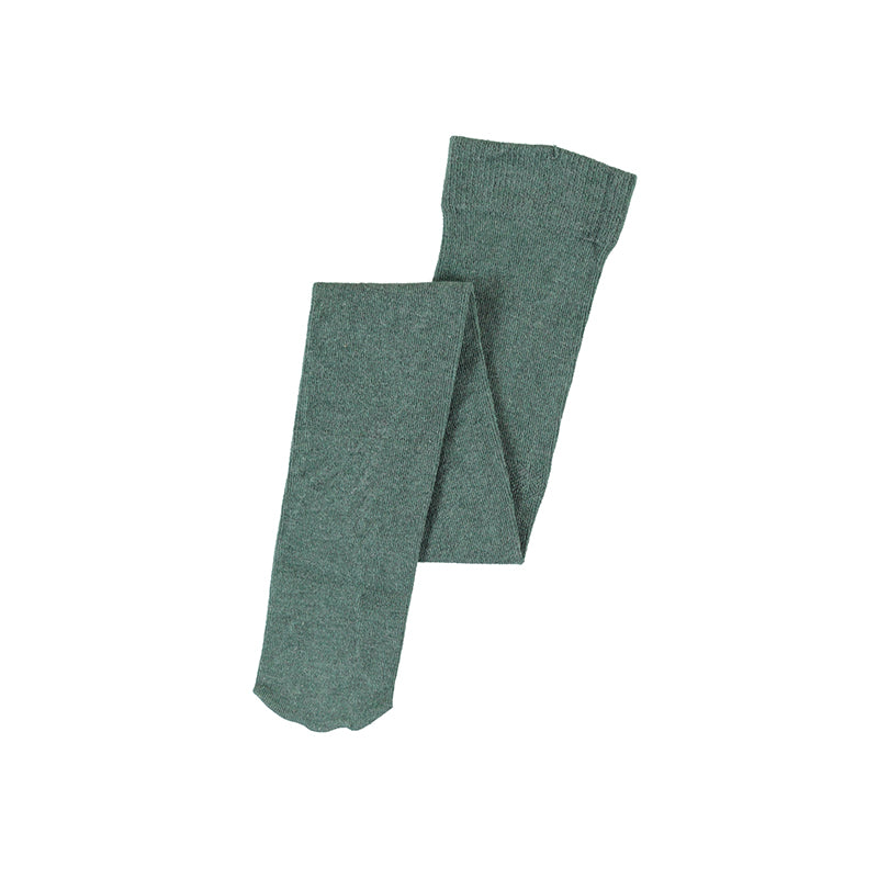Girls Knit Tights 10315 | Marled Green