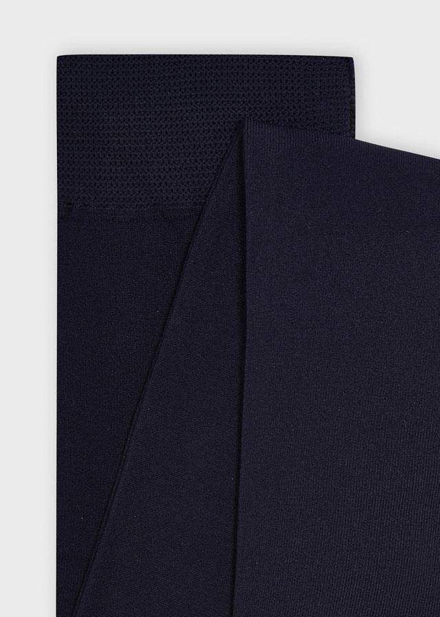 Girls Solid Nylon Tights | Navy 10127