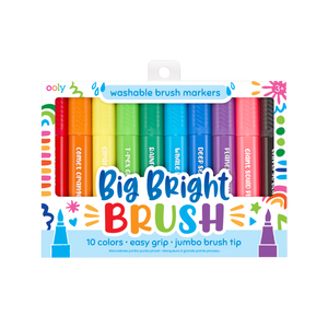 Big Bright Brush Washable Markers | Set of 10