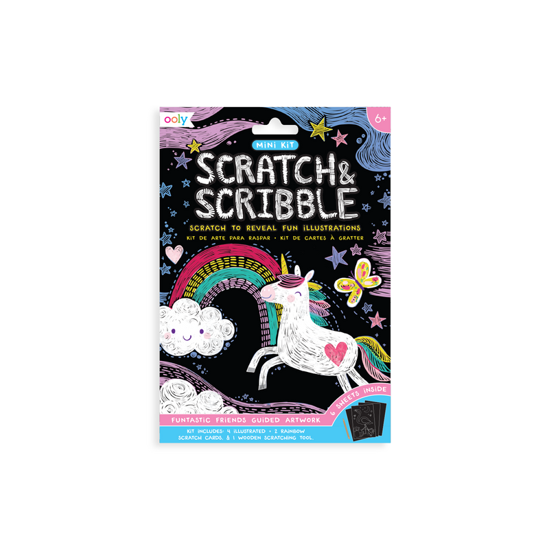 Mini Scratch & Scribble Art Kit | Funtastic Friends
