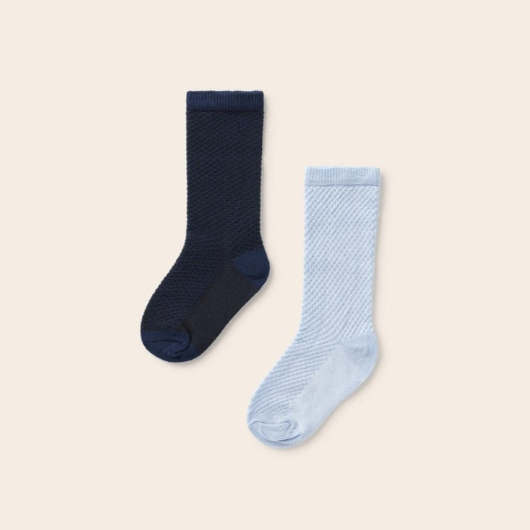 Baby Boys 2 Pair Cotton Socks | Nautical