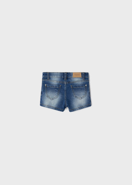 Girls Basic Denim Shorts | Medium Wash