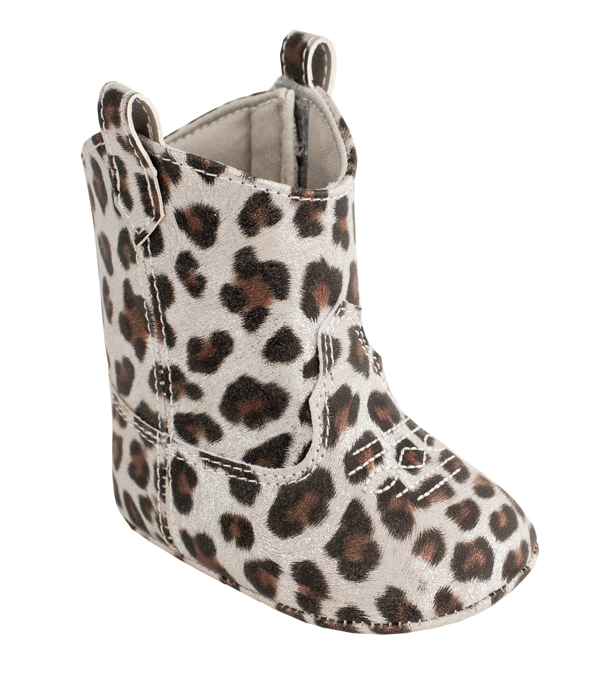 Addison Infant Western Boot | Leopard Shimmer
