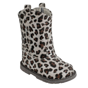 Addison Western Boot | Leopard Shimmer