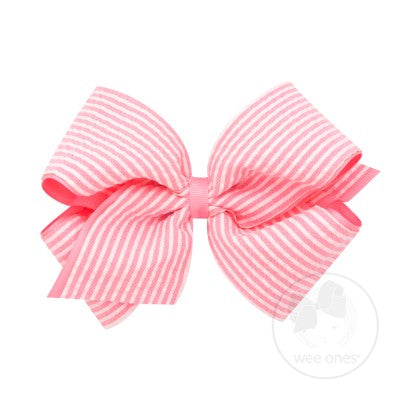 King Genuine Seersucker Overlay Bow | Assorted Colors