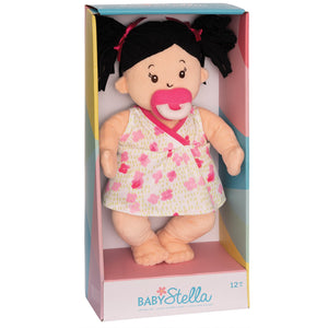 Baby Stella Brunette Soft Plush Baby Doll