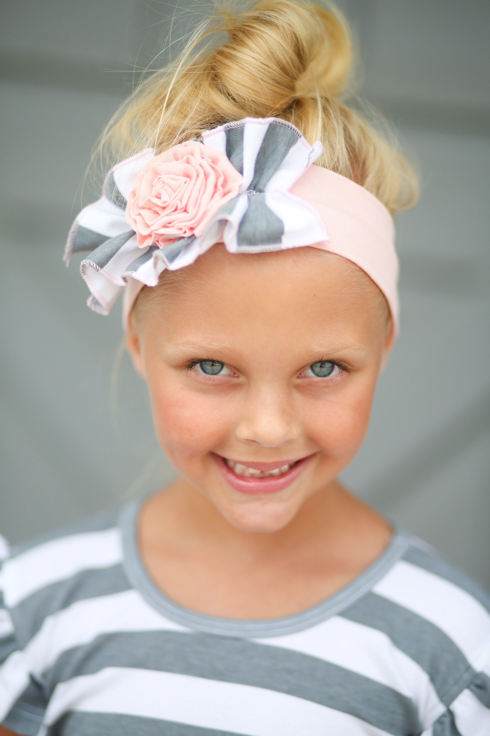 Giggle Moon Spring 2018 Fillies of Love Knit Headband on Model