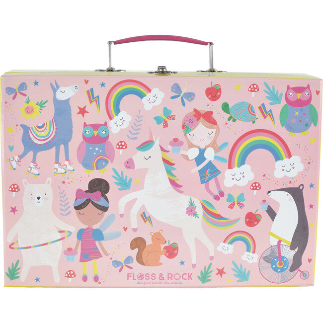 12 Piece Musical Tin Kitchen Set | Rainbow Fairy