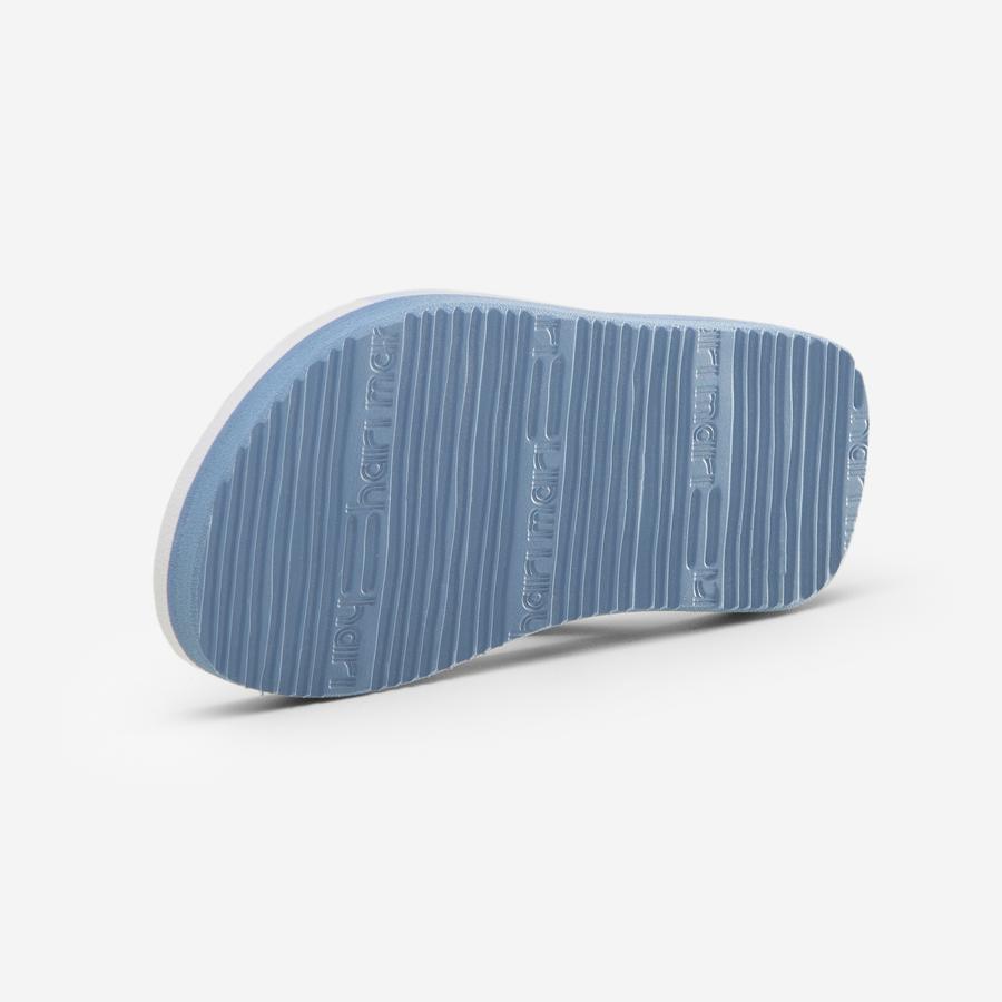 Meadows Asana Flip Flop | Dusty Blue / Multi