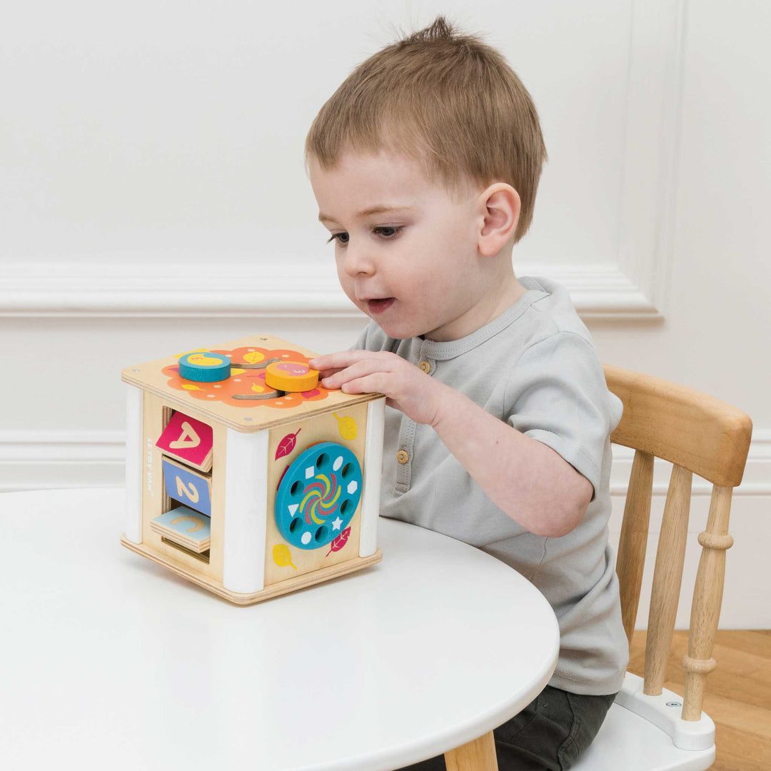 Activity Wooden Cube