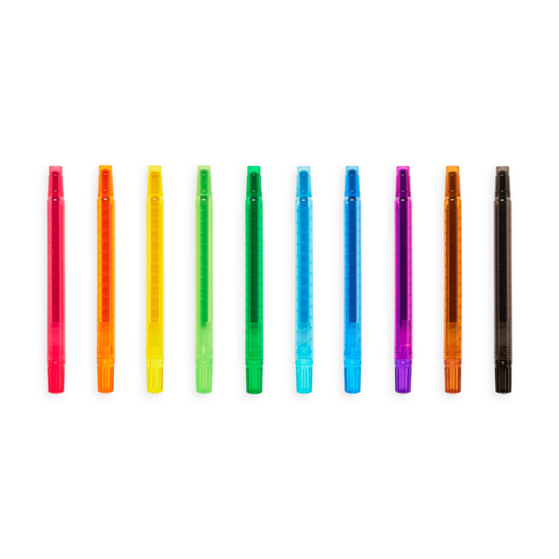 Yummy Yummy Scented Twist-Up Crayons | Set of 10