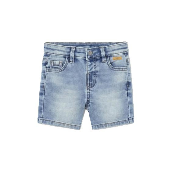 Baby Boys Soft Denim Jean Shorts | Medium Wash