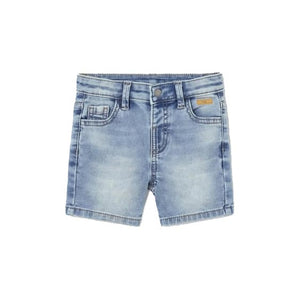 Baby Boys Soft Denim Jean Shorts | Medium Wash