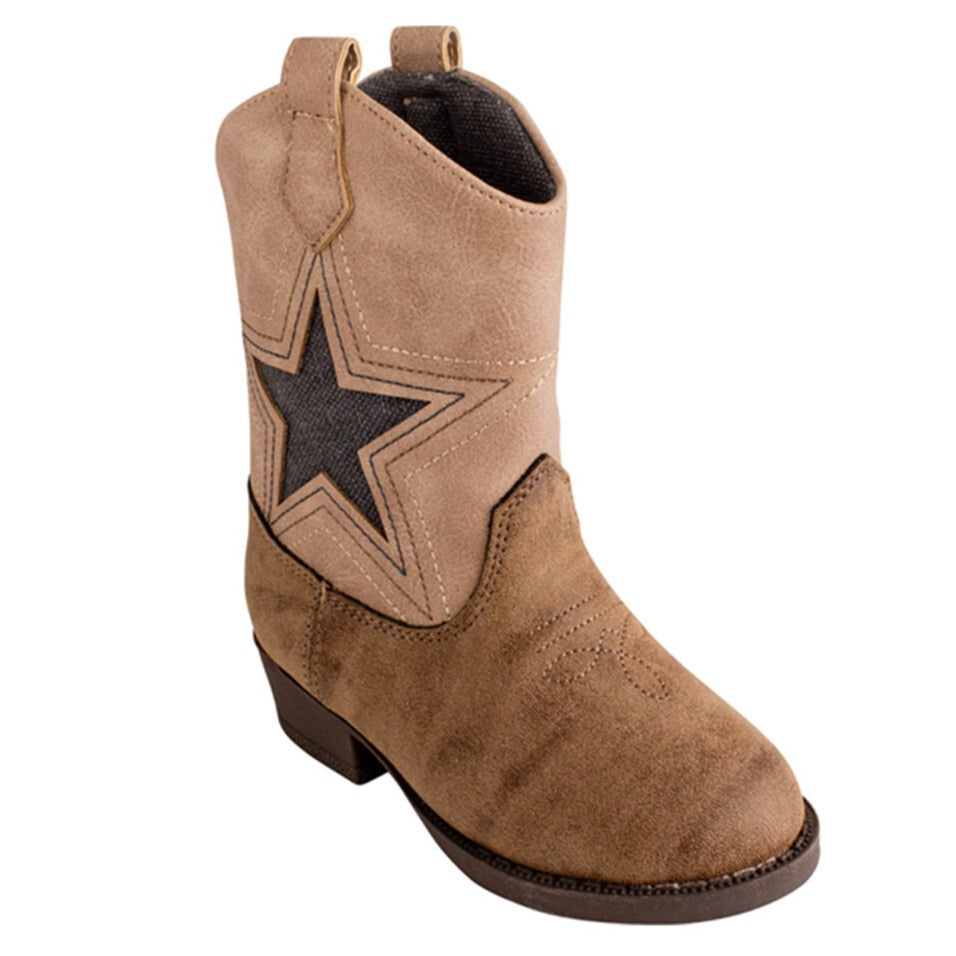 Miller Western Boot | Distressed Brown with Star