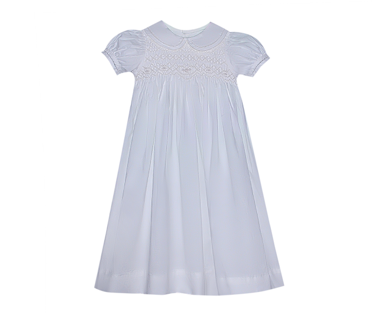Riley Smocked Baptism Gown
