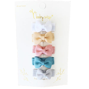 Tuxedo Bow Snap Clip, Set of 5 | Figment