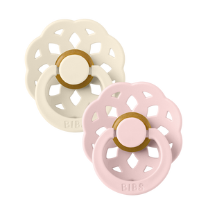 Boheme Natural Latex Pacifier 2 pack | Ivory / Blossom