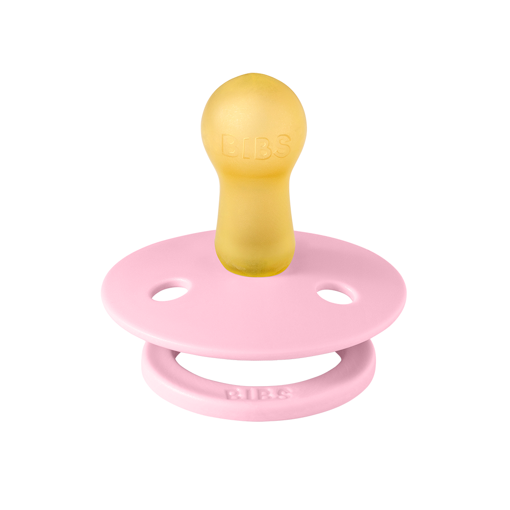 Colour Natural Latex Pacifier 2 pack | Baby Pink / Baby Pink