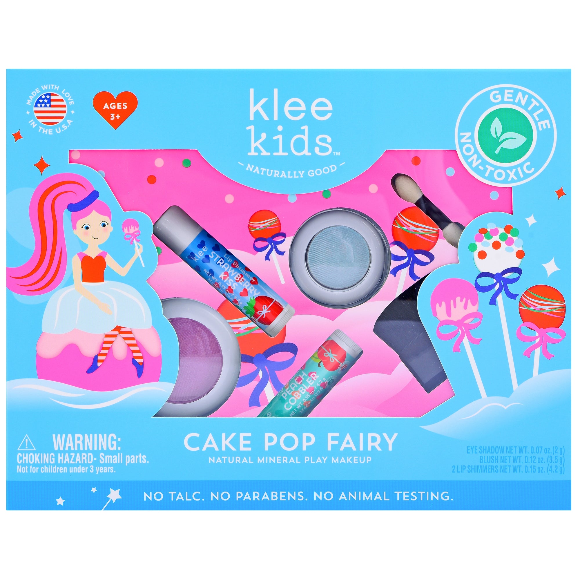 Cake Pop Fairy 4pc Natural Play Makeup Set