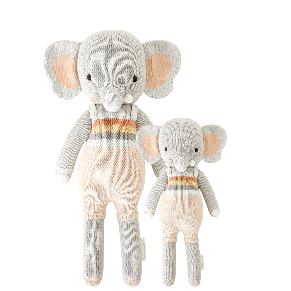 Hand Knit Doll | Evan the Elephant