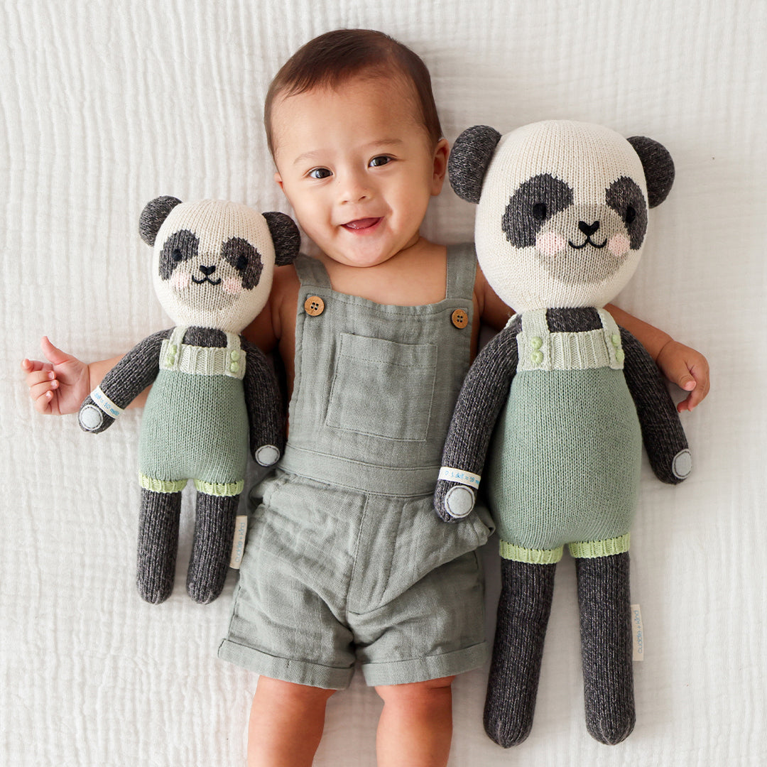 Hand Knit Doll | Paxton the Panda