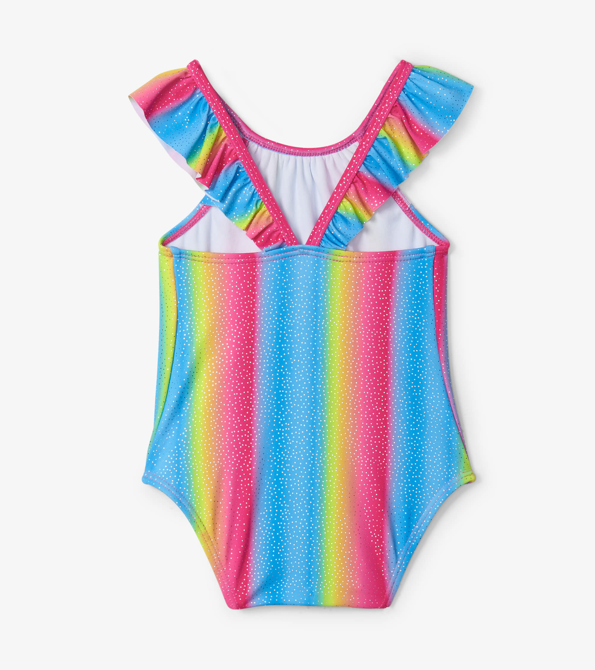 Jelly Bean Rainbow Baby Ruffle Swimsuit